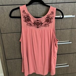 Embroidered top